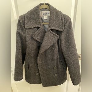 Schott 751 Slim Fit Peacoat